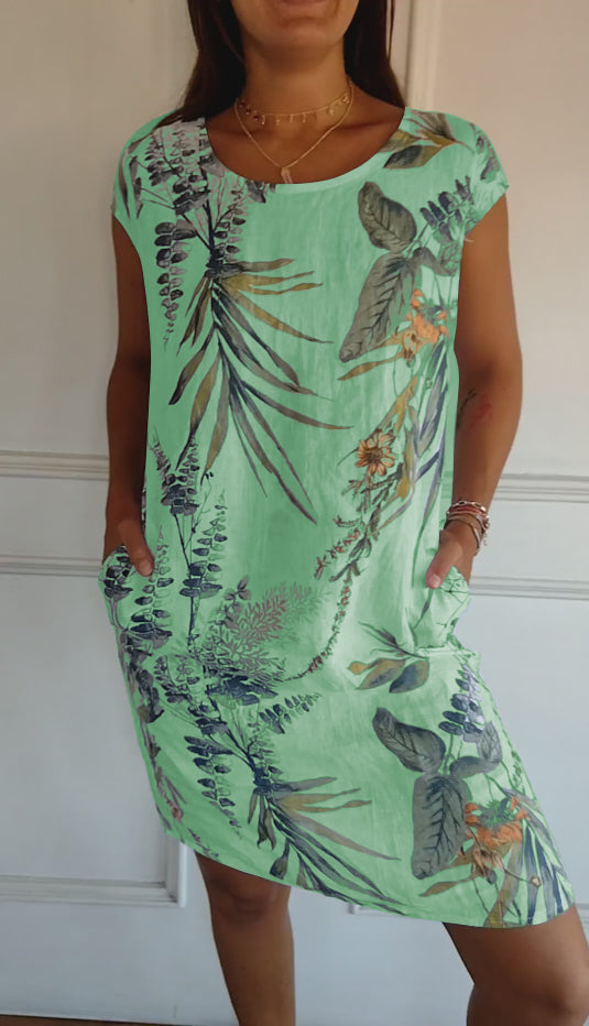 Aubree | Casual Printed Dress