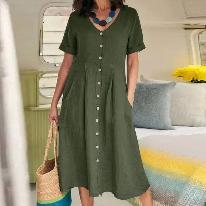 Alice | Effortless Buttoned Dress