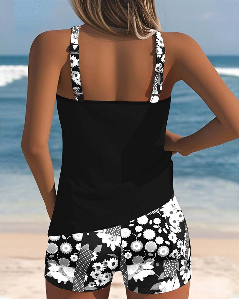 Macy | Floral Swimsuit Set