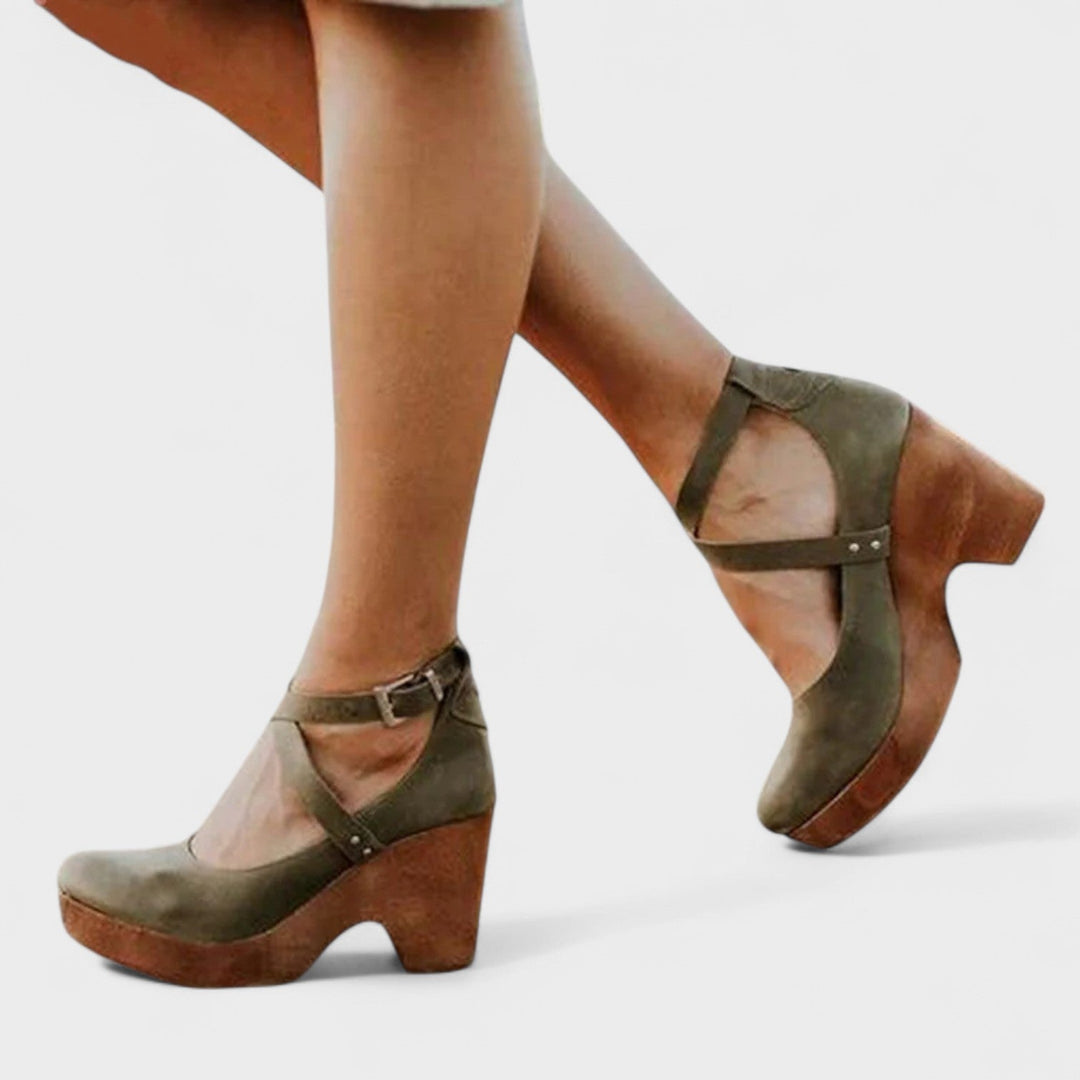 Carin | Orthopedic Adjustable Strap Heels
