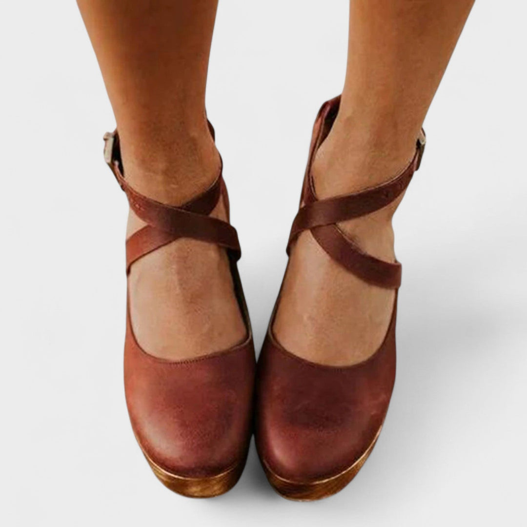 Carin | Orthopedic Adjustable Strap Heels