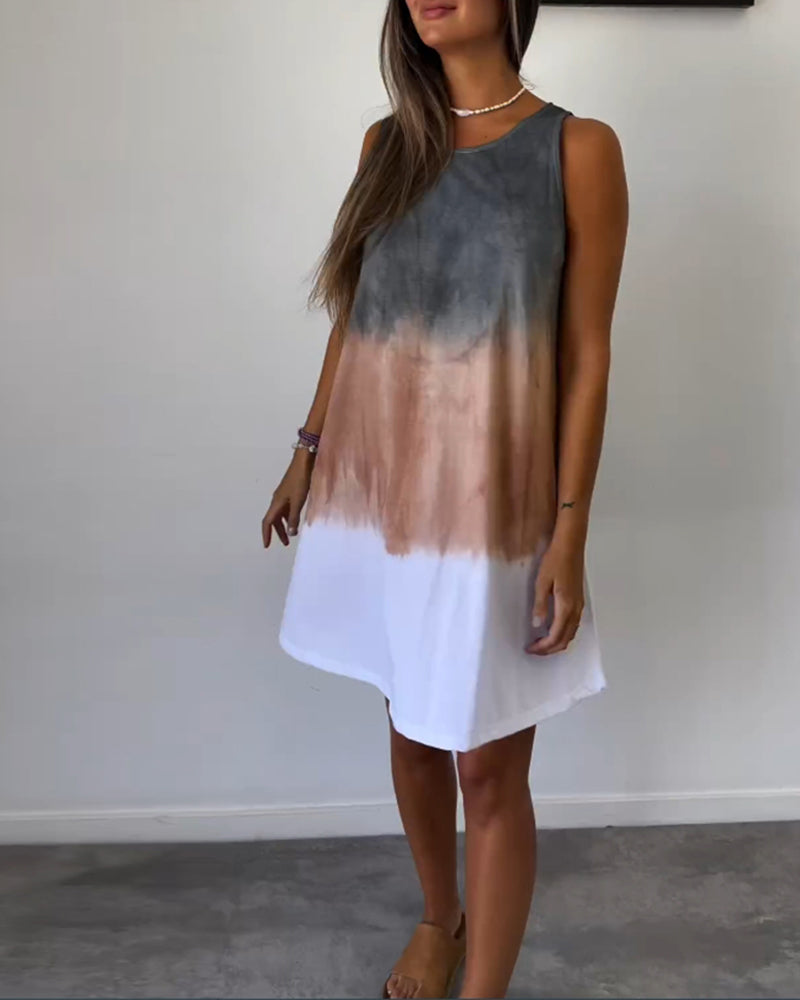 Liliana | Casual Gradient Dress