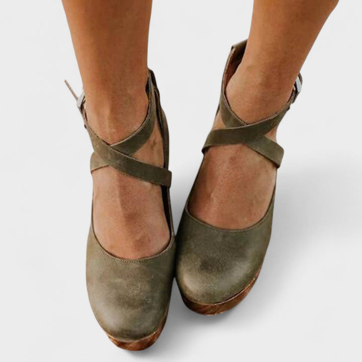 Carin | Orthopedic Adjustable Strap Heels