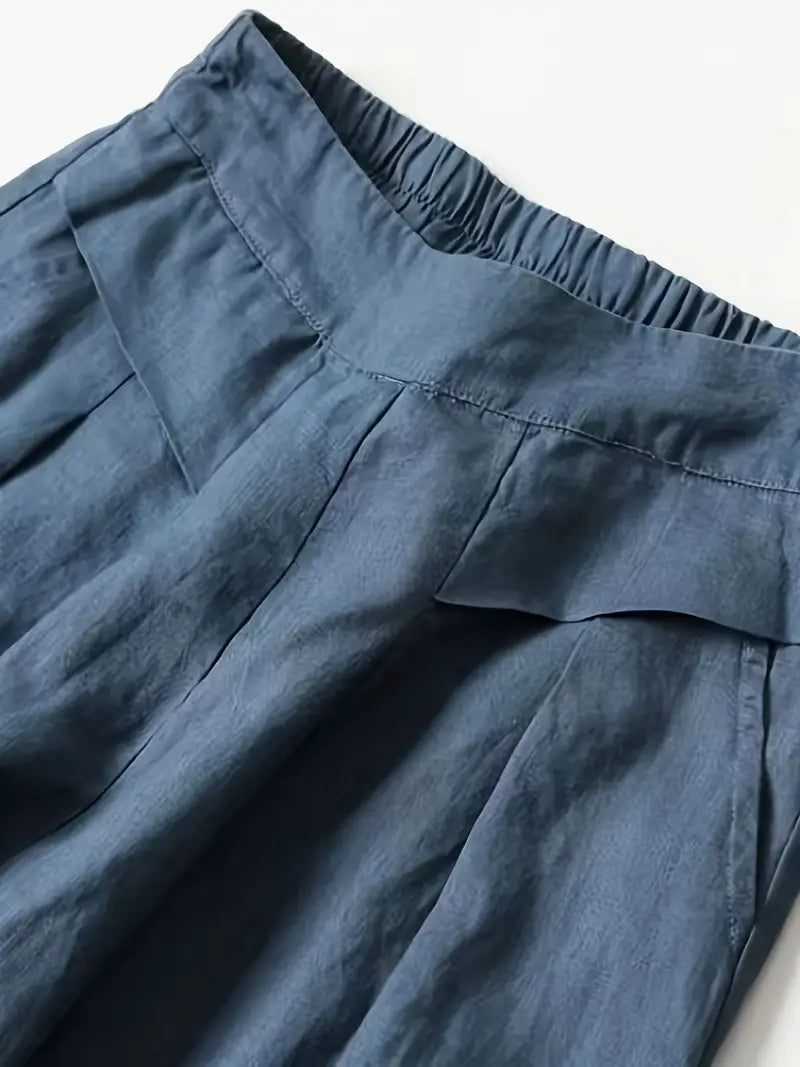 Janelle | Wide Leg Solid Pants