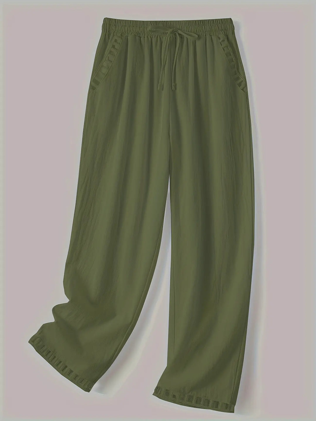 Hazel | Hollow Out Trim Pants