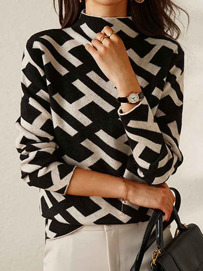 Aira | Slim Fit Turtleneck Blouse