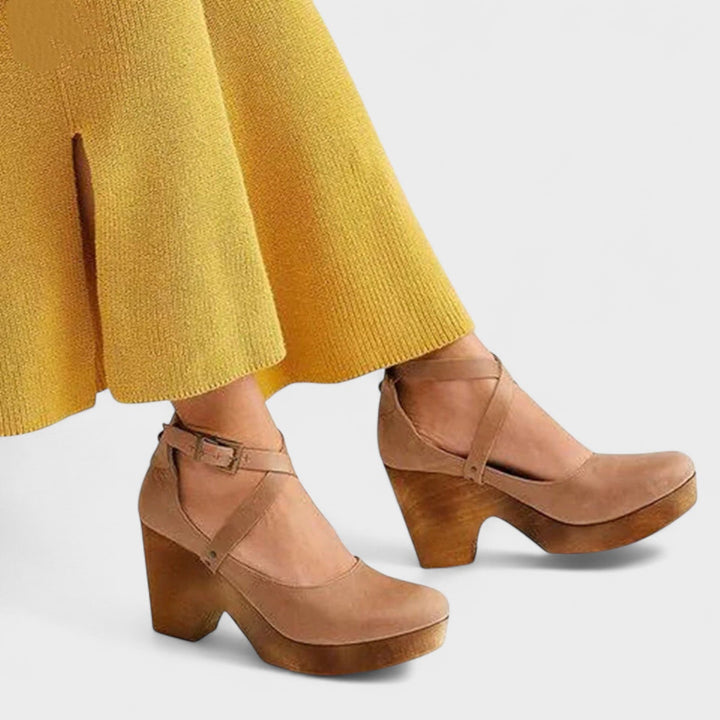 Carin | Orthopedic Adjustable Strap Heels