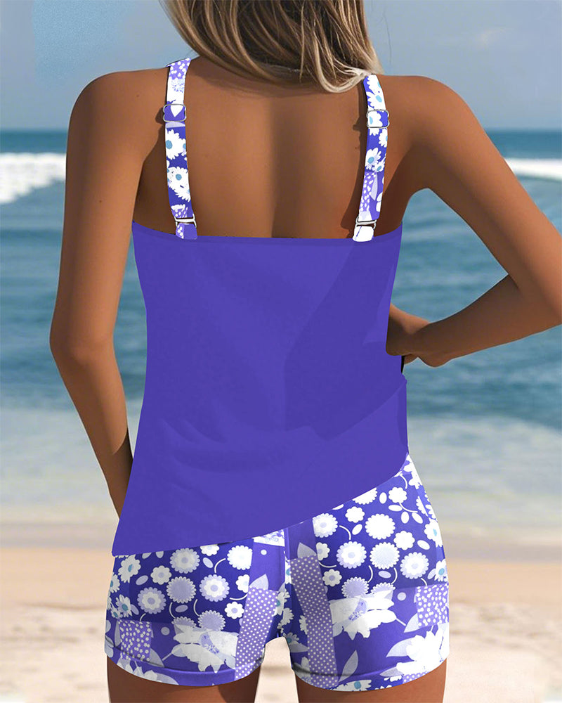 Macy | Floral Swimsuit Set