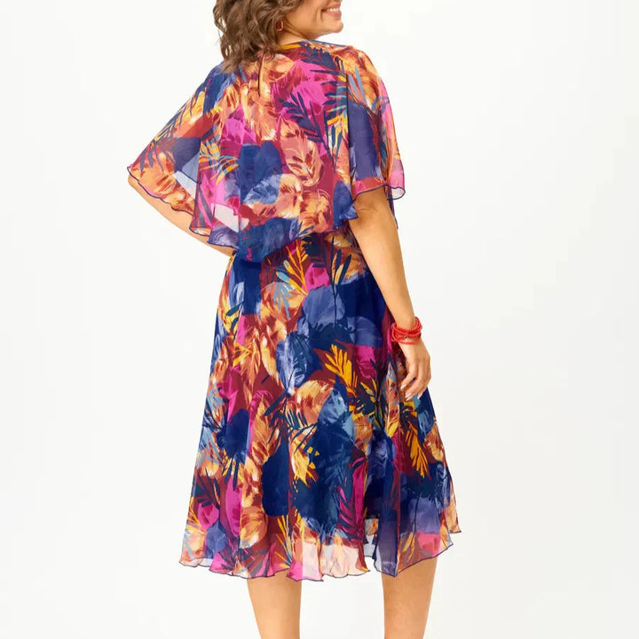 Vivien | Flowy Tropical Dress