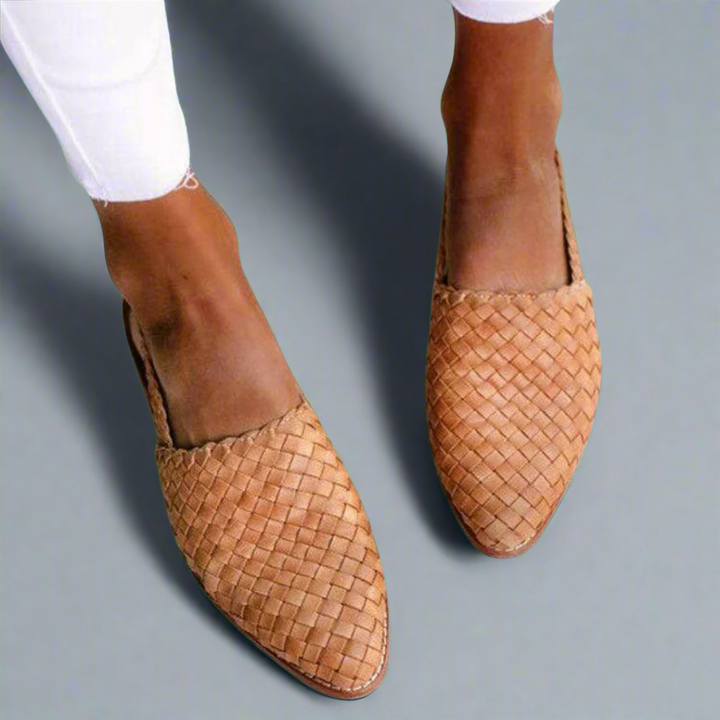 Karen | Elegant Woven Slip-Ons