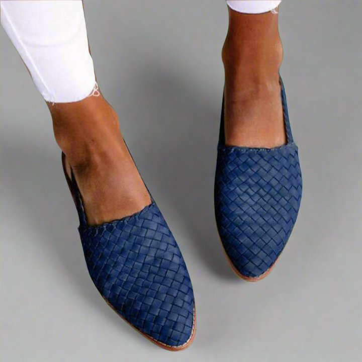Karen | Elegant Woven Slip-Ons