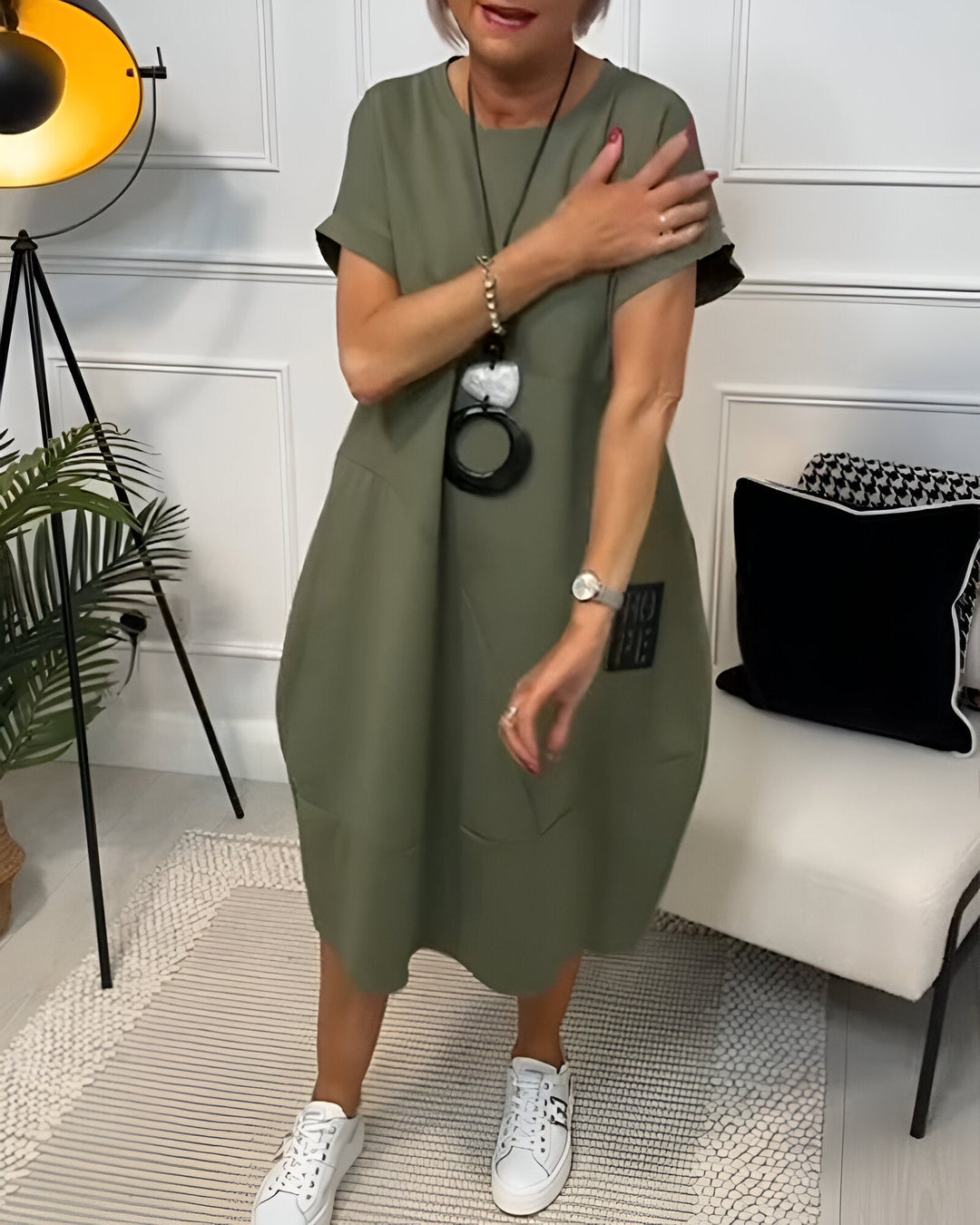 Laura | Solid Comfortable Dress