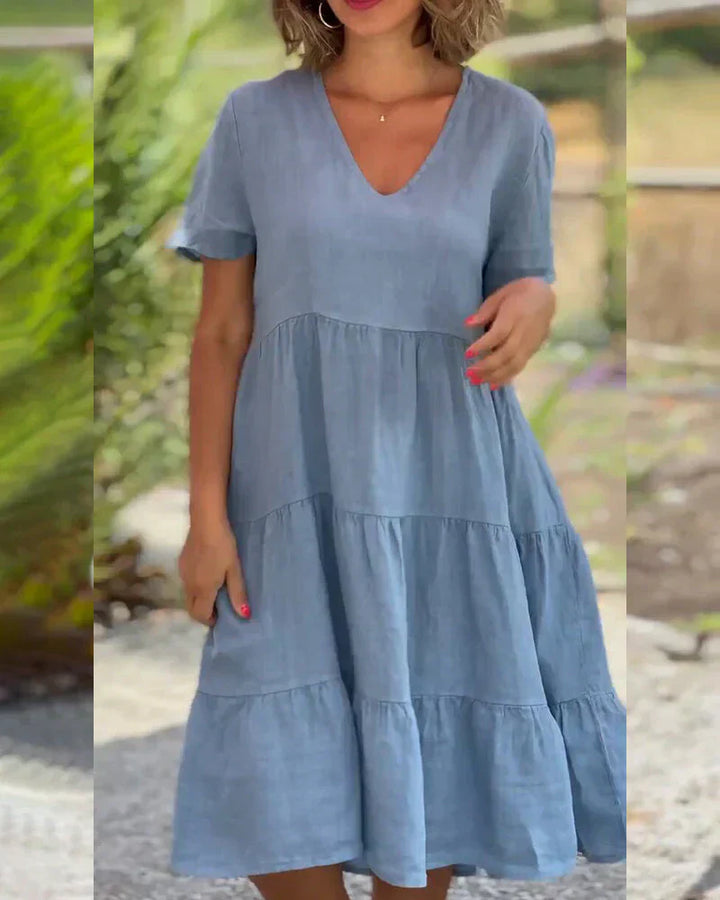 Brittany | Casual Summer V-neck Dress