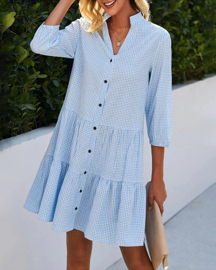 Vale | Summer Plaid Dress