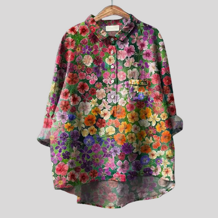 Zaida | Vintage Floral Blouse
