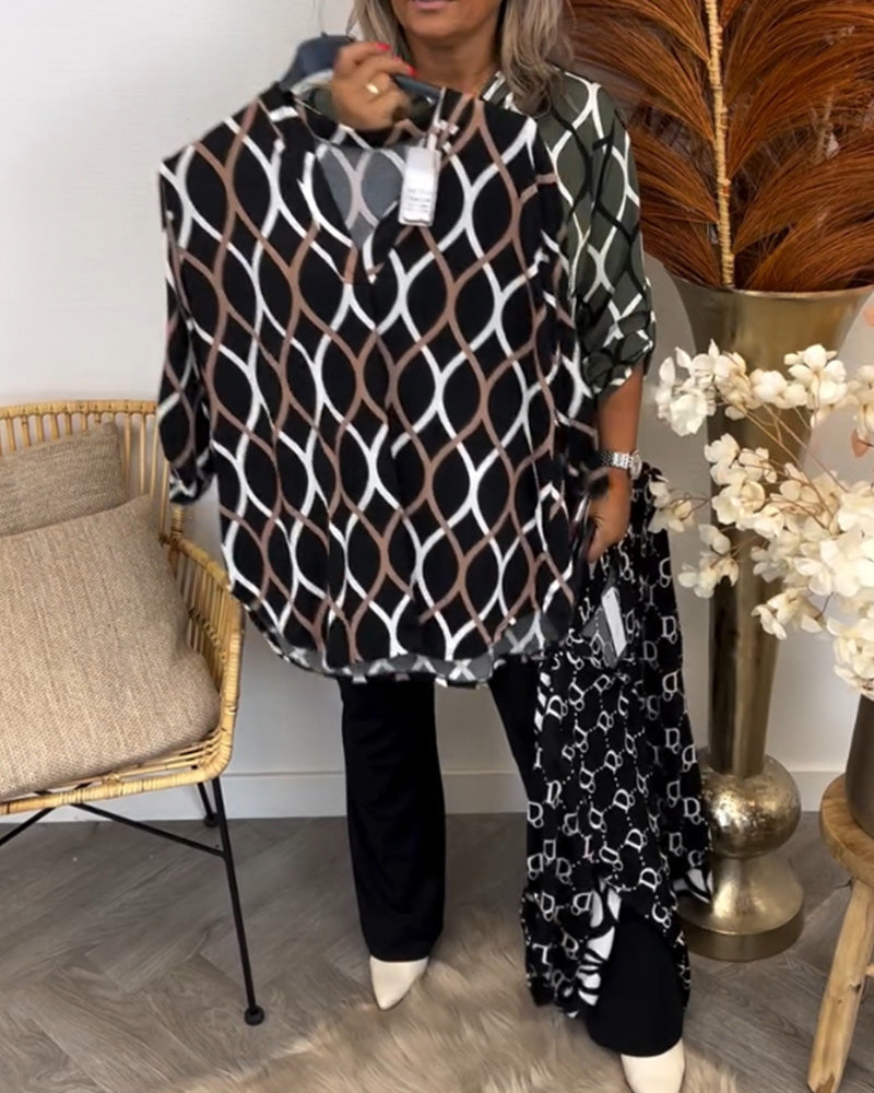 Jenny | Printed Elegant Blouse