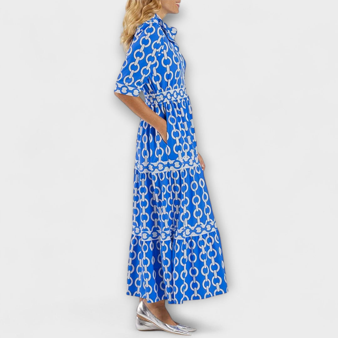 Klarisse | Chain Print Midi Dress