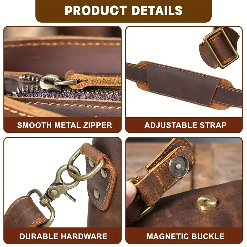 Alex | Retro Messenger Bag