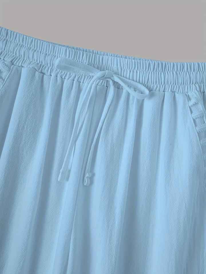 Hazel | Hollow Out Trim Pants