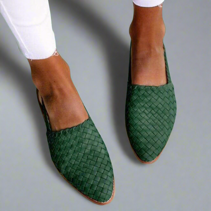 Karen | Elegant Woven Slip-Ons