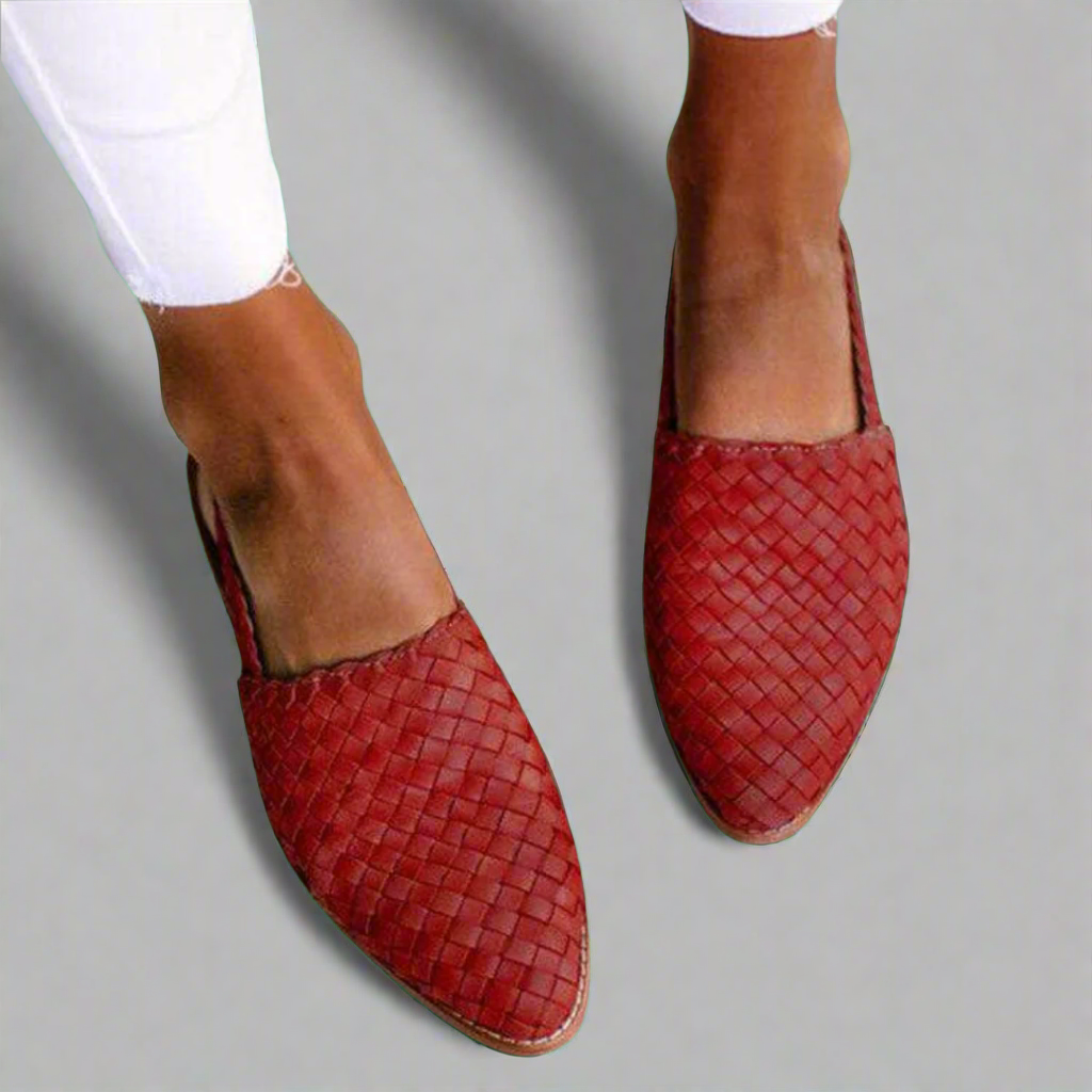 Karen | Elegant Woven Slip-Ons