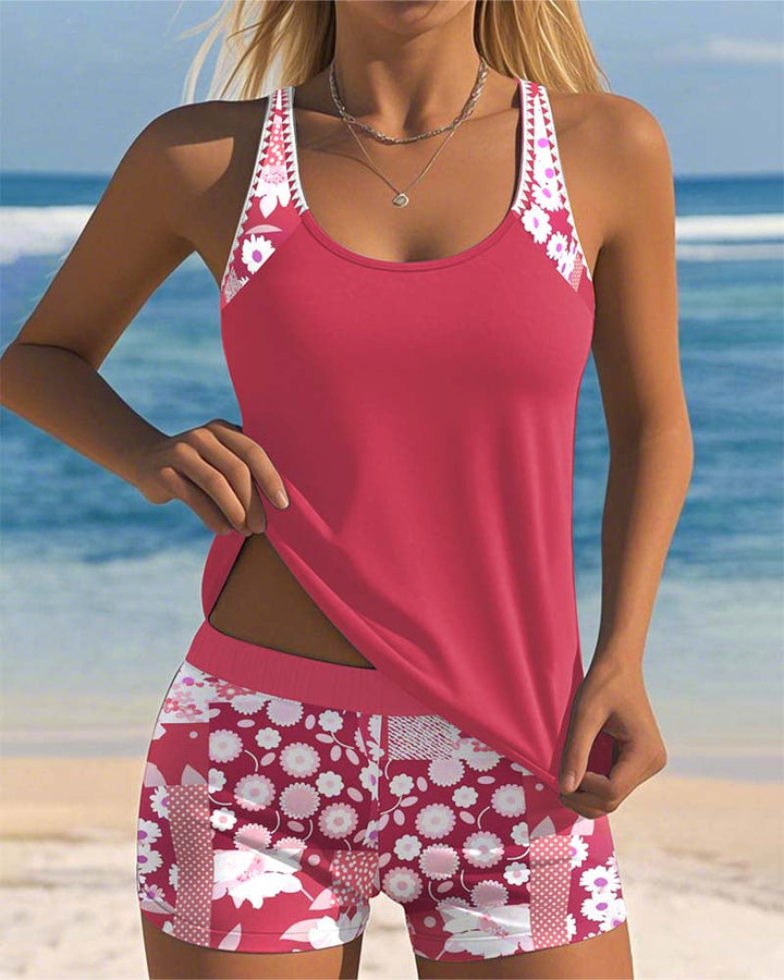 Macy | Floral Swimsuit Set