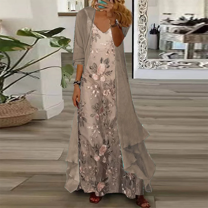 Kristin | Two-Piece Long Dress Set