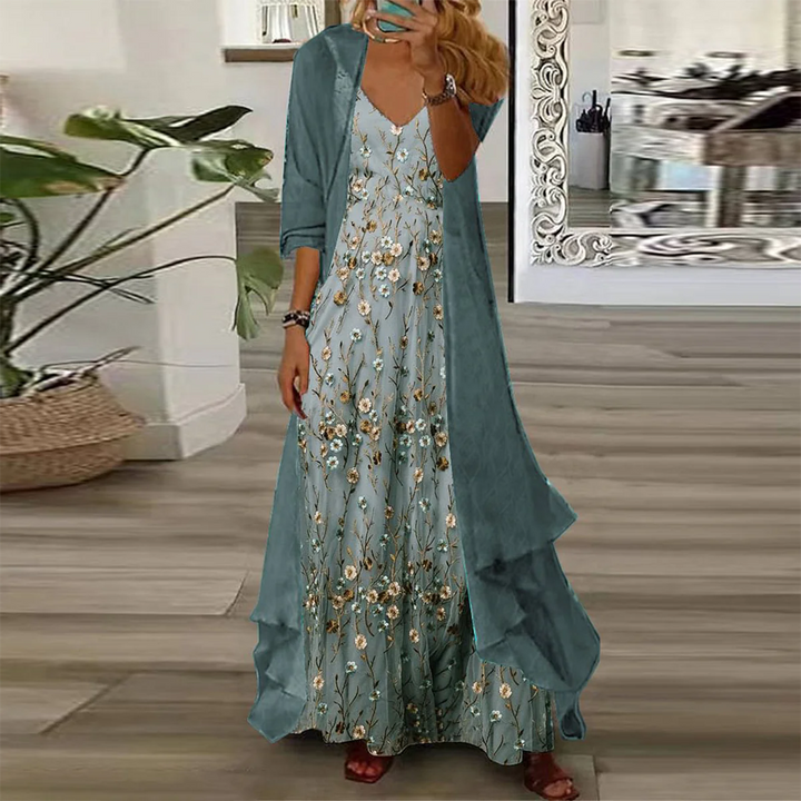 Kristin | Two-Piece Long Dress Set