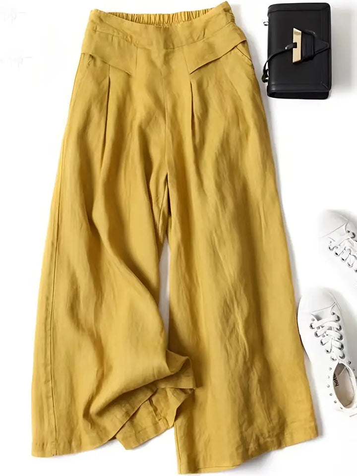 Janelle | Wide Leg Solid Pants