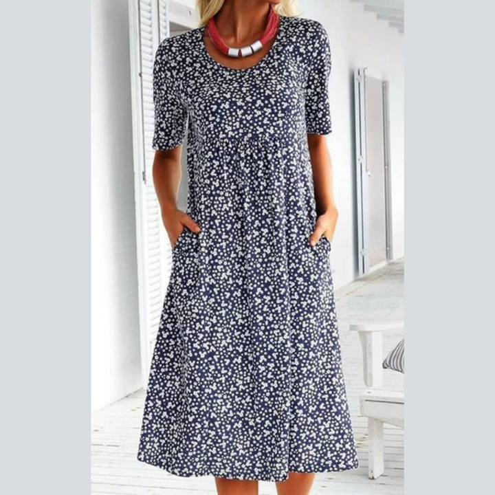 Winny | Stylish Midi Dress With Floral Print
