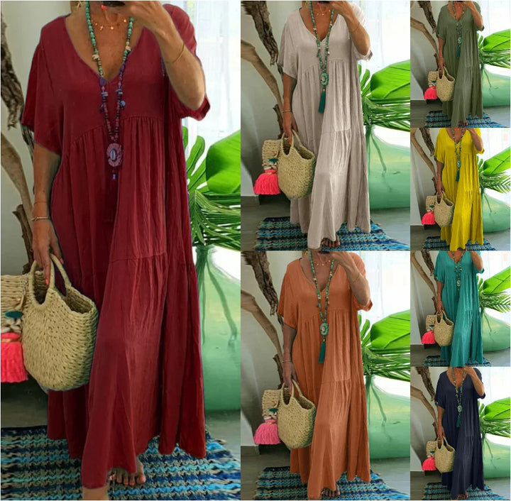 Riza | Cotton Linen Dress