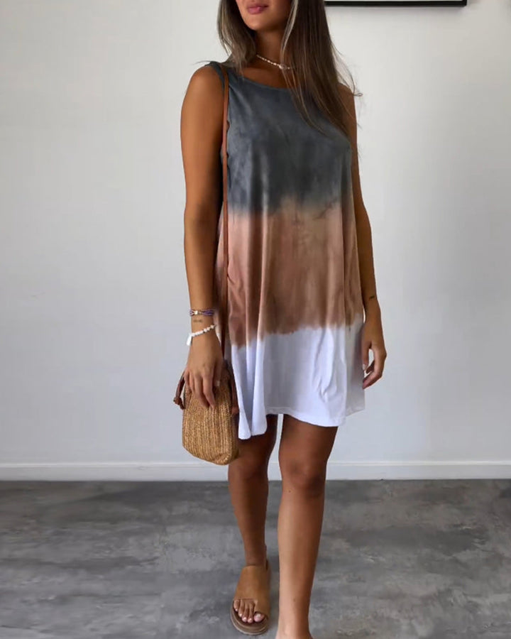 Liliana | Casual Gradient Dress