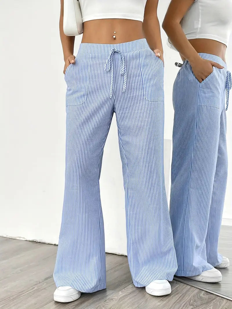 Niki | Vertical Stripe Pants