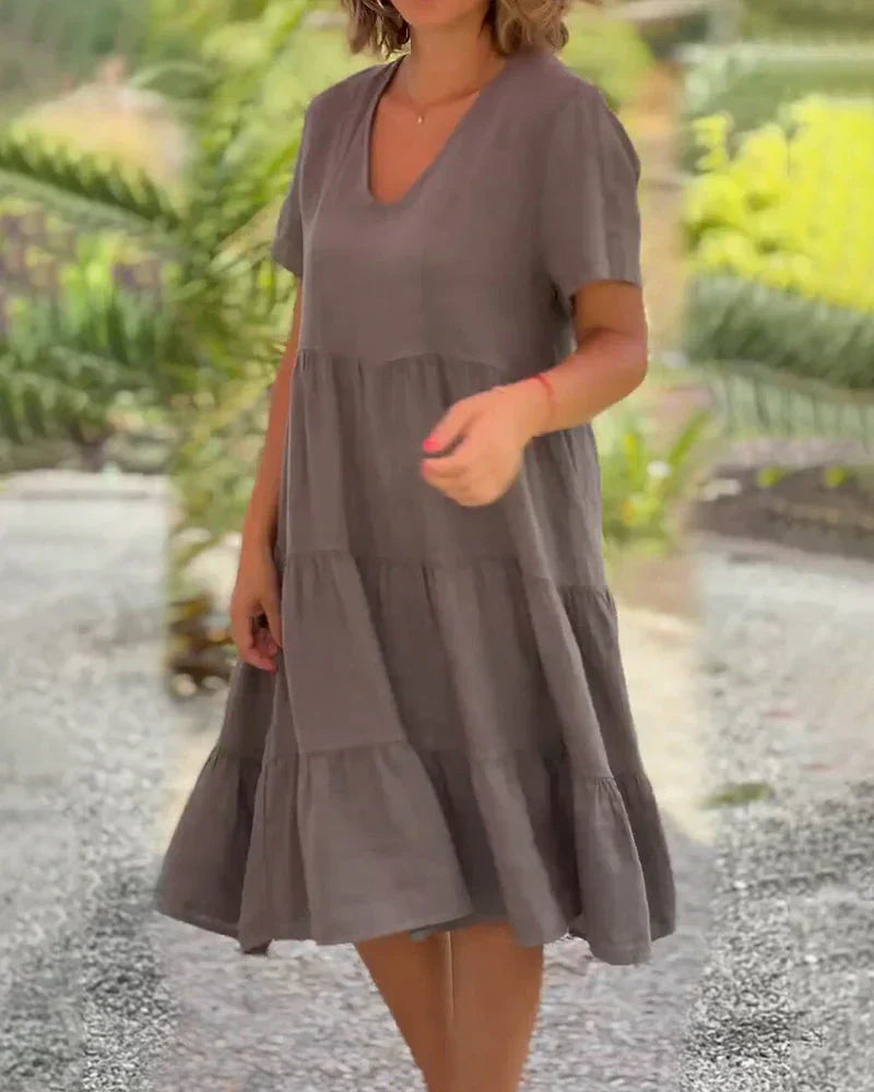 Brittany | Casual Summer V-neck Dress