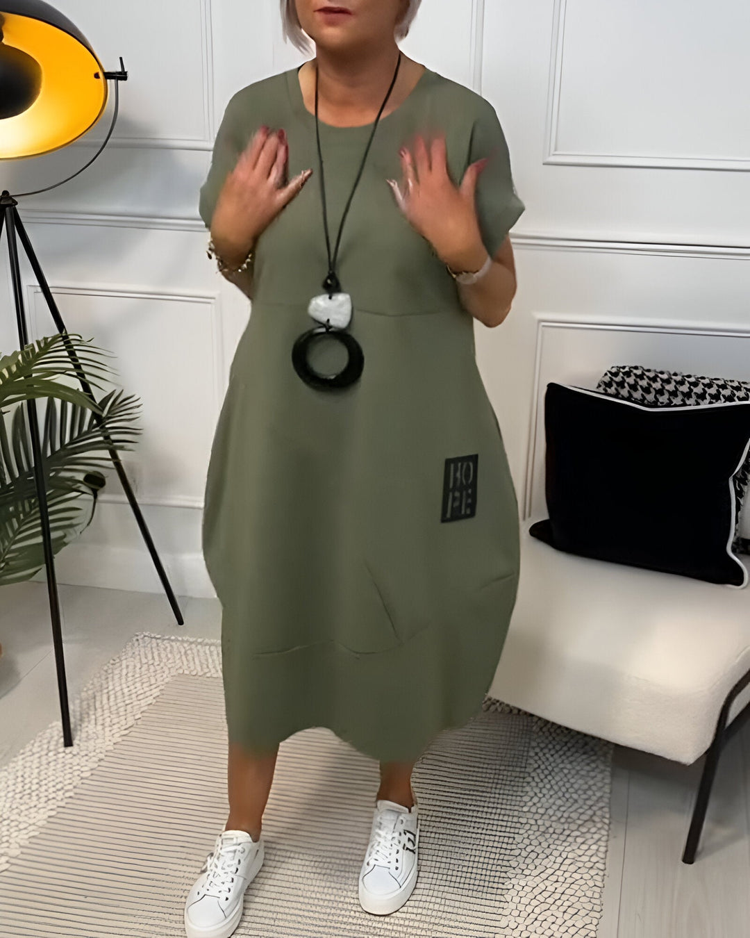 Laura | Solid Comfortable Dress