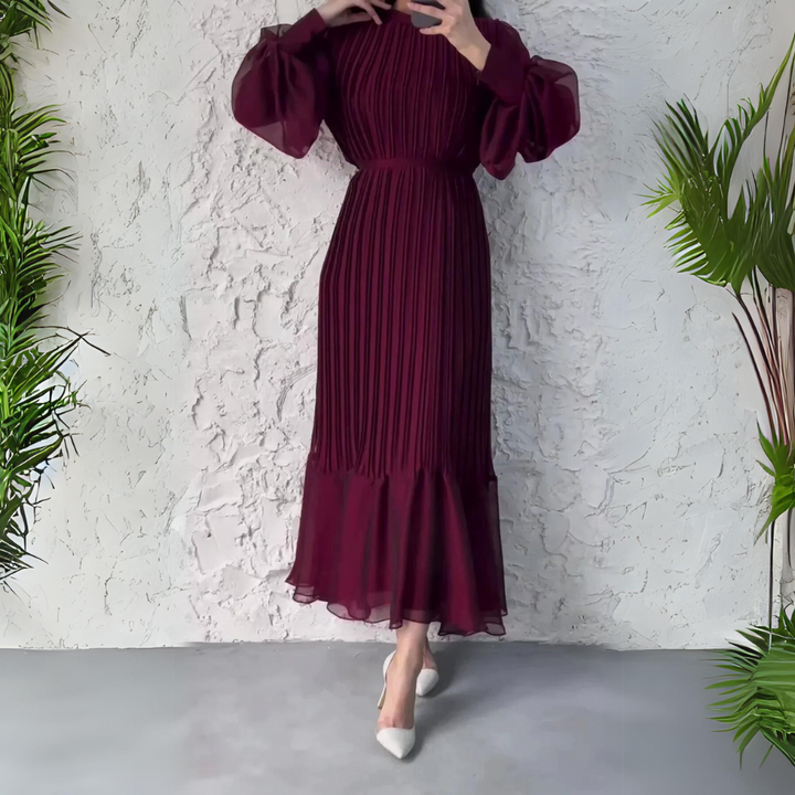 Gabriella | Pleated Elegant Dress