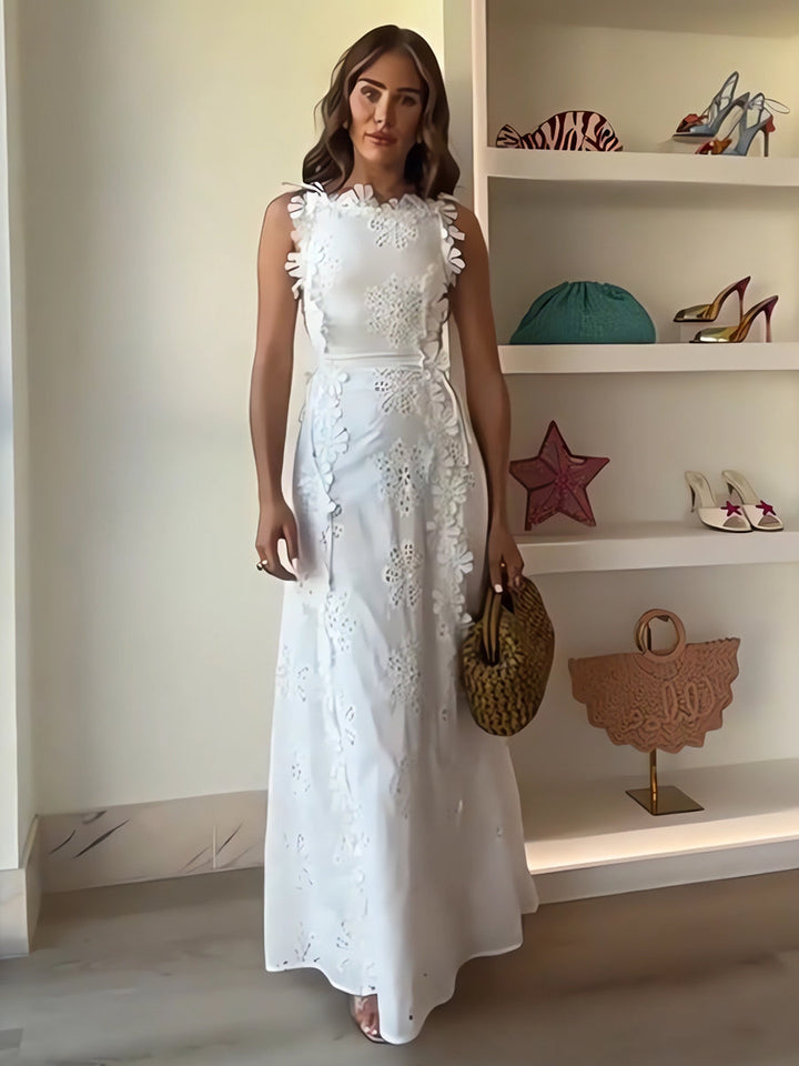Janella | Tie-Strap Maxi Dress