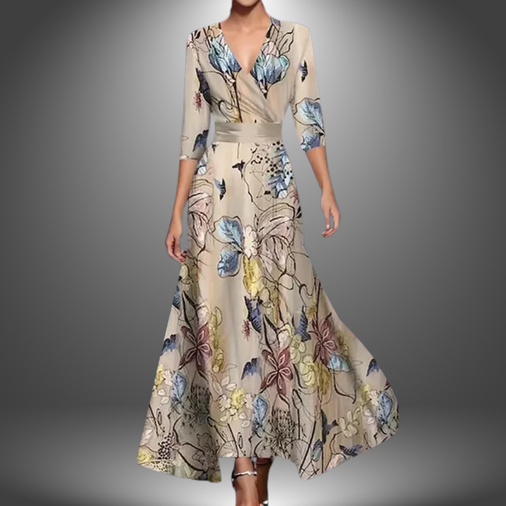 Nora | Printed Wrap Dress