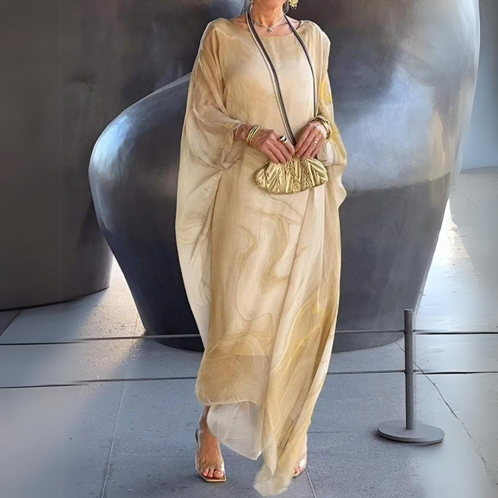 Loreine | Charming Silk Chiffon Dress