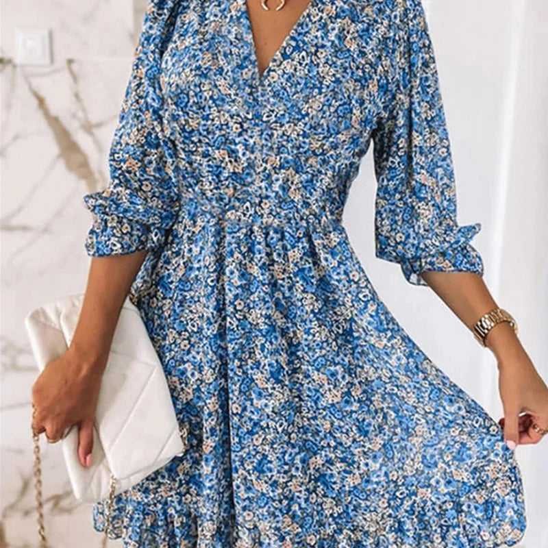 Ja'Net | Elegant Floral Dress