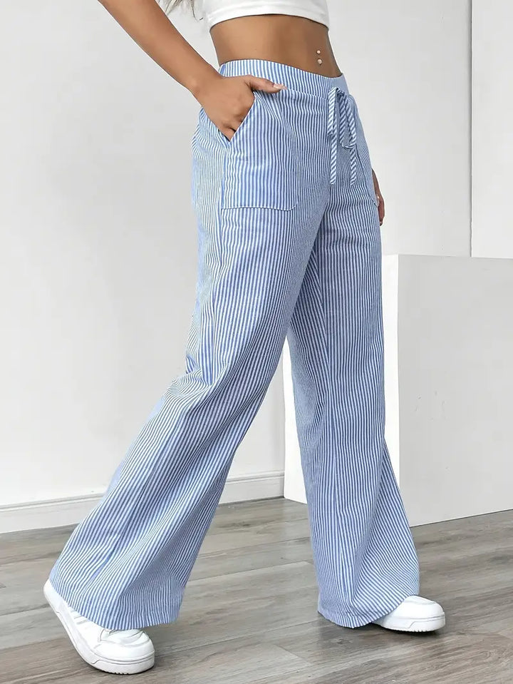 Niki | Vertical Stripe Pants
