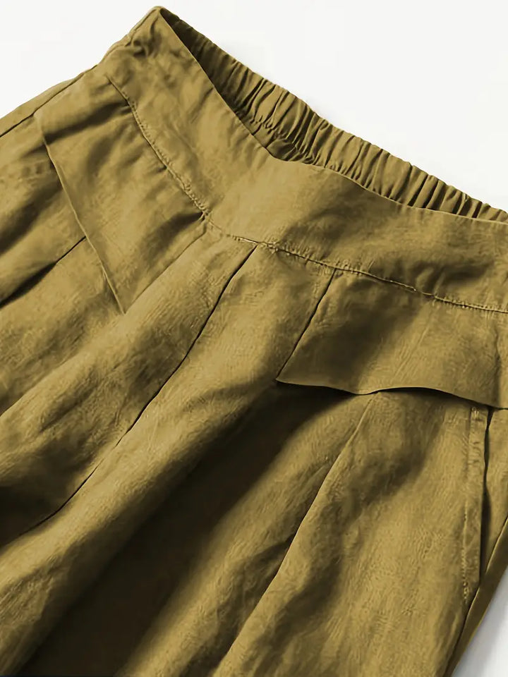 Janelle | Wide Leg Solid Pants