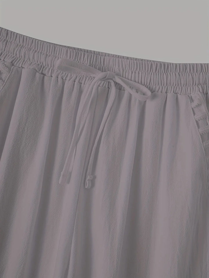 Hazel | Hollow Out Trim Pants