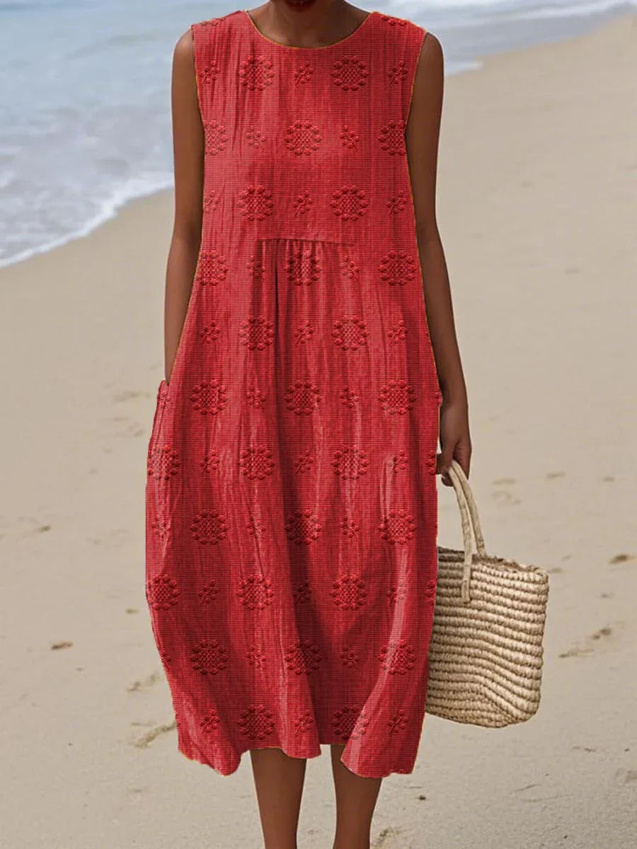 Nenita | Sleeveless Midi Dress