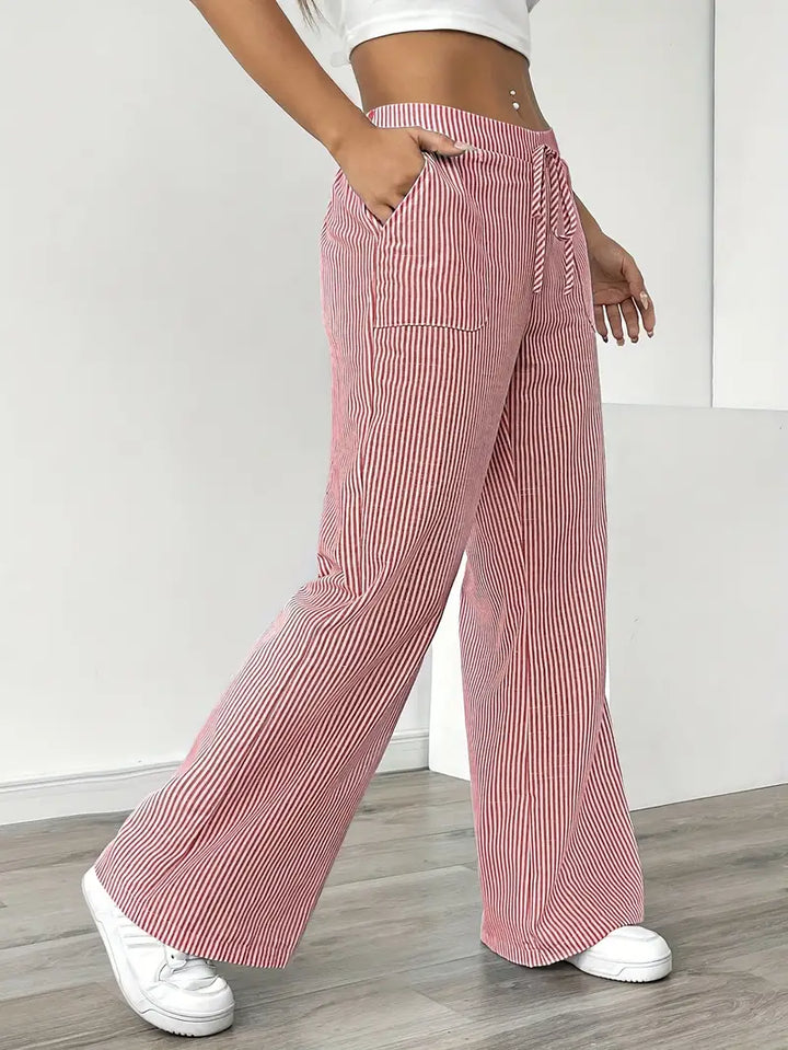 Niki | Vertical Stripe Pants