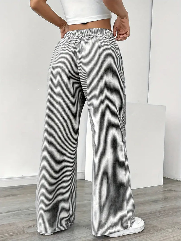 Niki | Vertical Stripe Pants
