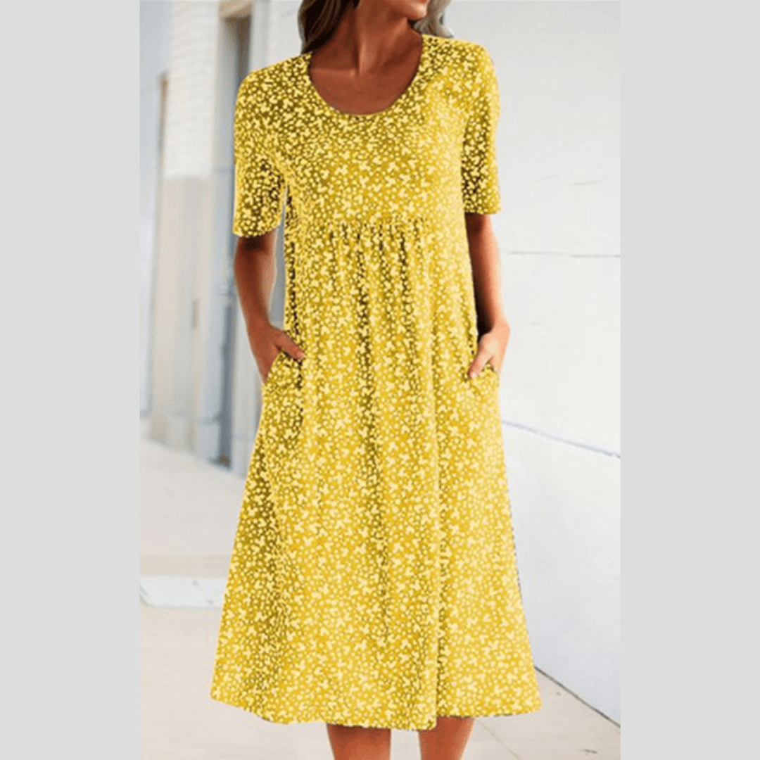Winny | Stylish Midi Dress With Floral Print