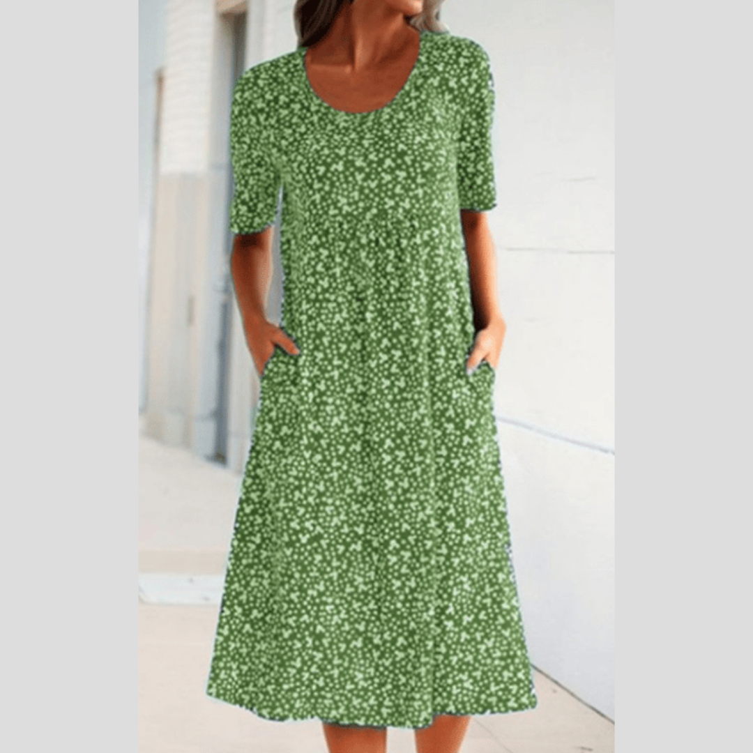 Winny | Stylish Midi Dress With Floral Print