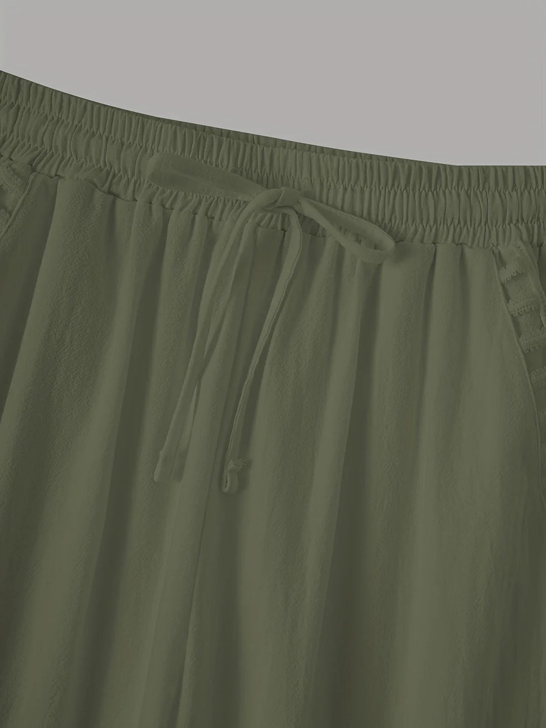 Hazel | Hollow Out Trim Pants