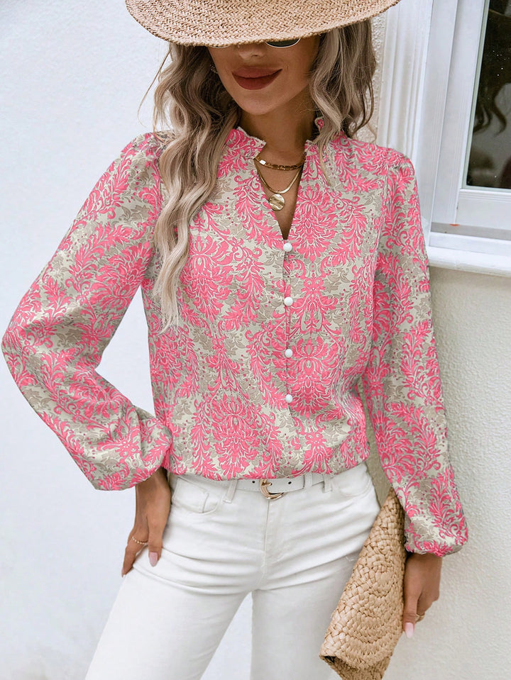 Joyce | Elegant V-Neck Blouse